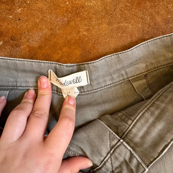 Madewell Vintage Military Style High Rise Green Utility Trousers NNN - Picture 3 of 3